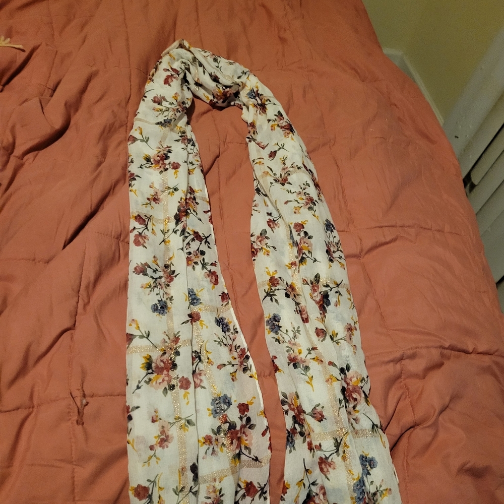 Floral scarf